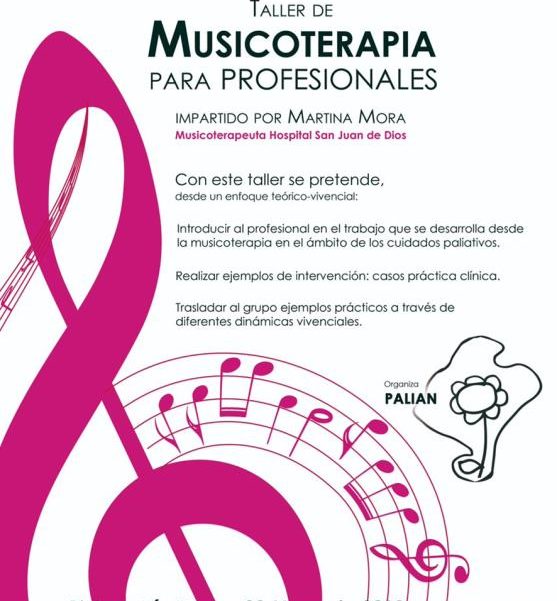 cartel de musicaterapia